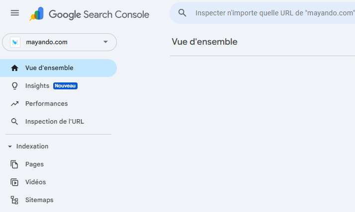 comment installer google search console