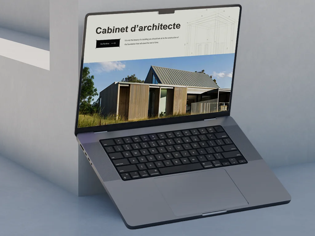 Création de site internet pour architecte