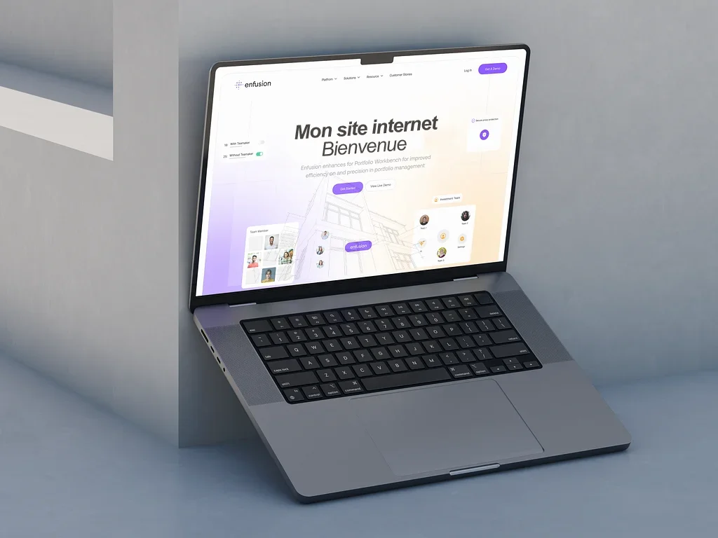 exemple de création d'un site internet à Lausanne