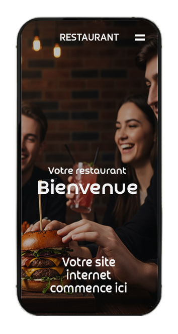 design d'un site de restaurant
